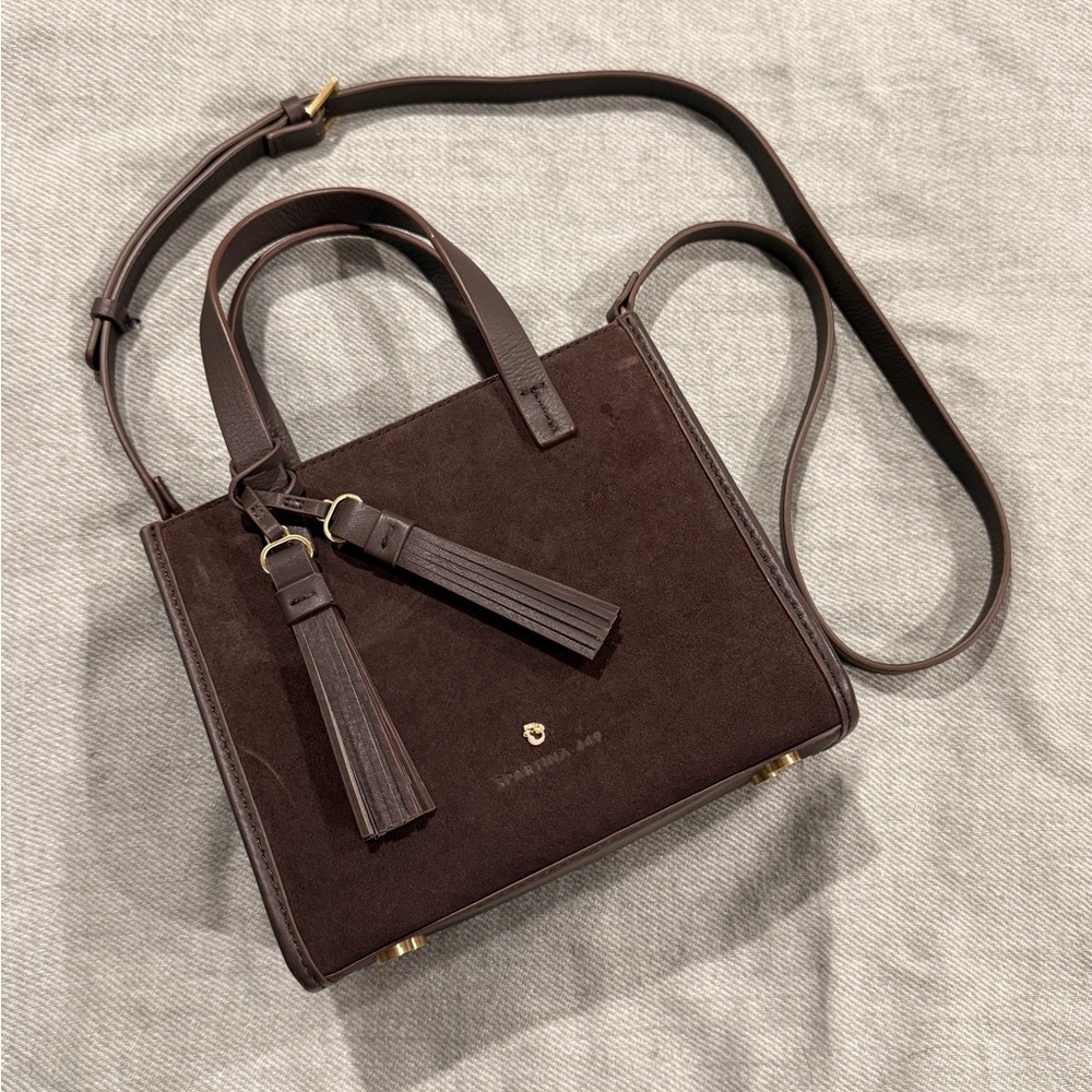 Spartina 449 Dark Brown Satchel Purse